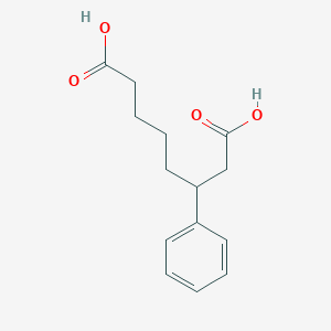 molecular formula C14H18O4 B14490904 3-Phenyloctanedioic acid CAS No. 63319-79-9