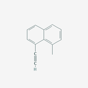 molecular formula C13H10 B14490910 1-Ethynyl-8-methylnaphthalene CAS No. 65265-94-3