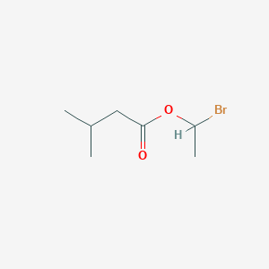 molecular formula C7H13BrO2 B14490928 1-Bromoethyl 3-methylbutanoate CAS No. 64544-04-3