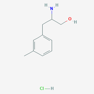 molecular formula C10H16ClNO B1449100 2-Amino-3-(3-methylphenyl)propan-1-ol hydrochloride CAS No. 1379981-80-2