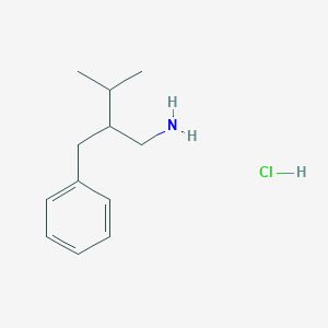 molecular formula C12H20ClN B1449101 [2-(氨甲基)-3-甲基丁基]苯盐酸盐 CAS No. 1797555-17-9