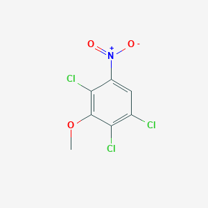 molecular formula C7H4Cl3NO3 B14491013 1,2,4-Trichloro-3-methoxy-5-nitrobenzene CAS No. 64991-11-3
