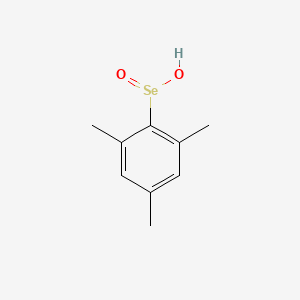 molecular formula C9H12O2Se B14491067 Benzeneseleninic acid, 2,4,6-trimethyl- CAS No. 65252-75-7