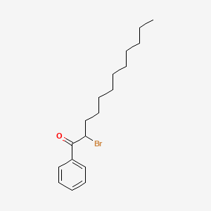 molecular formula C18H27BrO B14491070 2-Bromo-1-phenyldodecan-1-one CAS No. 63424-83-9
