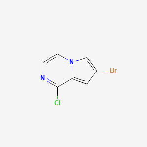 7-Bromo-1-chloropyrrolo[1,2-a]pyrazine