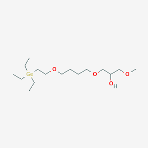 molecular formula C16H36GeO4 B14491146 14,14-Diethyl-2,6,11-trioxa-14-germahexadecan-4-OL CAS No. 63242-75-1
