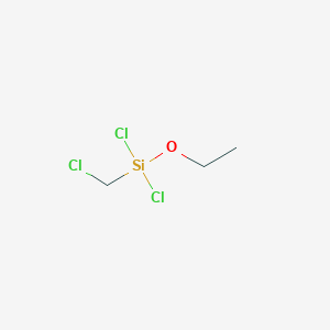 molecular formula C3H7Cl3OSi B14491149 Dichloro(chloromethyl)ethoxysilane CAS No. 63238-94-8