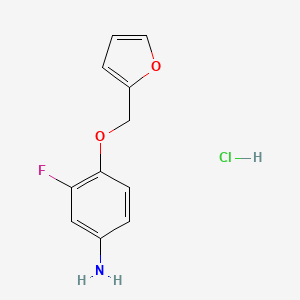 [3-Fluoro-4-(2-furylmethoxy)phenyl]amine hydrochloride