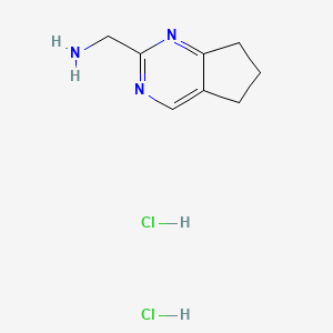(6,7-Dihydro-5H-cyclopenta[d]pyrimidin-2-ylmethyl)amine dihydrochloride