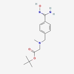 tert-butyl N-{4-[amino(hydroxyimino)methyl]benzyl}-N-methylglycinate