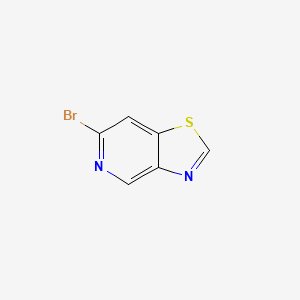 molecular formula C6H3BrN2S B1449131 6-Bromothiazolo[4,5-c]pyridine CAS No. 1234014-66-4