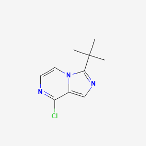 3-(Tert-butyl)-8-chloroimidazo[1,5-a]pyrazine