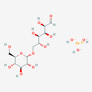molecular formula C12H25FeO14 B1449136 Teferrol CAS No. 53858-86-9