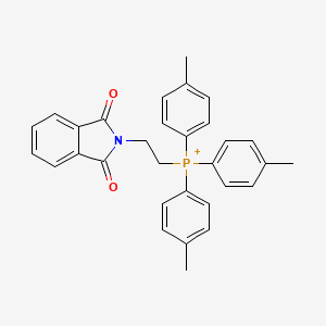 molecular formula C31H29NO2P+ B14491388 Phosphonium, [2-(1,3-dihydro-1,3-dioxo-2H-isoindol-2-yl)ethyl]tris(4-methylphenyl)- CAS No. 65273-52-1