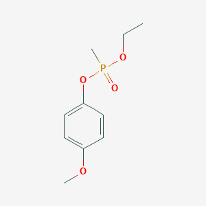 molecular formula C10H15O4P B14491413 Ethyl 4-methoxyphenyl methylphosphonate CAS No. 64981-30-2
