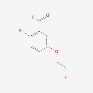 2-Bromo-5-(2-fluoroethoxy)benzaldehyde