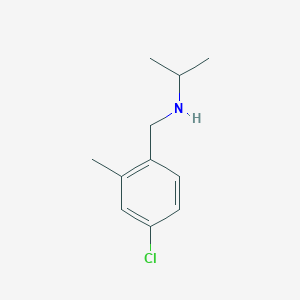 [(4-Chloro-2-methylphenyl)methyl](propan-2-yl)amine