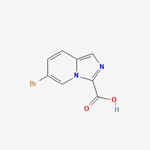 molecular formula C8H5BrN2O2 B1449146 6-Bromoimidazo[1,5-a]pyridine-3-carboxylic acid CAS No. 1159827-21-0