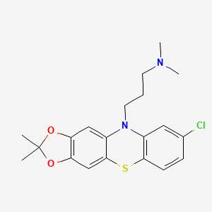 molecular formula C20H23ClN2O2S B14491461 Dmmocp CAS No. 63834-02-6