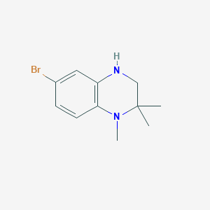 6-Bromo-1,2,2-trimethyl-1,2,3,4-tetrahydroquinoxaline