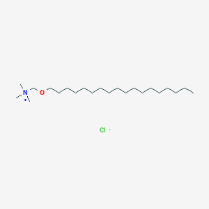 molecular formula C22H48ClNO B14491502 N,N,N-Trimethyl(octadecyloxy)methanaminium chloride CAS No. 63557-15-3