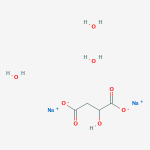 molecular formula C4H10Na2O8 B14491563 Disodium;2-hydroxybutanedioate;trihydrate 