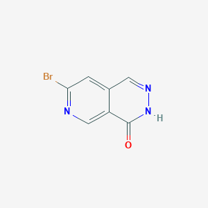 molecular formula C7H4BrN3O B1449159 7-Bromo-3H-pyrido[3,4-d]pyridazin-4-one CAS No. 794591-77-8