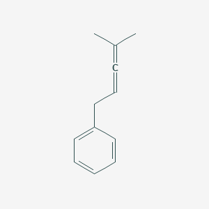 molecular formula C12H14 B14491618 (4-Methylpenta-2,3-dien-1-yl)benzene CAS No. 65108-23-8