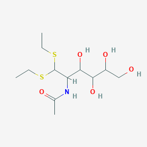 molecular formula C12H25NO5S2 B14491633 N-(1,4,5,6-tetrahydroxyhexan-2-yl)acetamide CAS No. 63597-57-9
