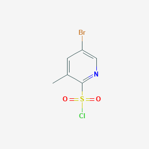 molecular formula C6H5BrClNO2S B1449164 5-溴-3-甲基吡啶-2-磺酰氯 CAS No. 944799-36-4