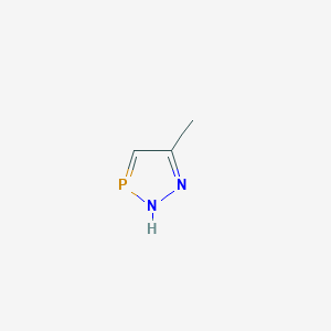 molecular formula C3H5N2P B14491665 5-methyl-3H-diazaphosphole CAS No. 63139-09-3