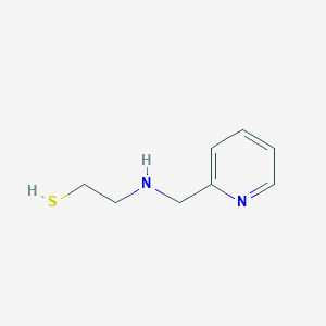 molecular formula C8H12N2S B14491687 2-[(Pyridin-2-ylmethyl)amino]ethanethiol CAS No. 65149-73-7