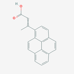 molecular formula C20H14O2 B14491718 3-(Pyren-1-YL)but-2-enoic acid CAS No. 63104-40-5