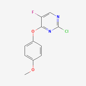2-Chloro-5-fluoro-4-(4-methoxyphenoxy)pyrimidine