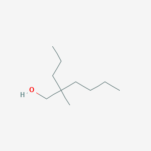 molecular formula C10H22O B14491755 2-Methyl-2-propylhexan-1-OL CAS No. 63126-09-0