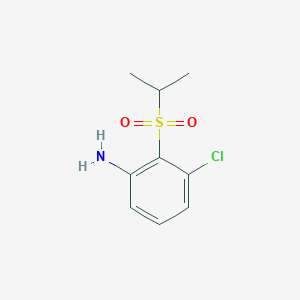 3-Chloro-2-(propane-2-sulfonyl)aniline