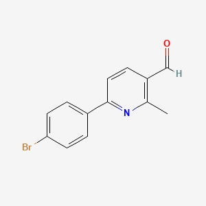 6-(4-Bromophenyl)-2-methylpyridine-3-carbaldehyde