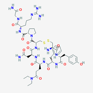 molecular formula C50H73N15O12S2 B144918 Gade-argipressin CAS No. 125443-54-1