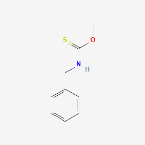 molecular formula C9H11NOS B14491838 O-Methyl benzylcarbamothioate CAS No. 65263-72-1