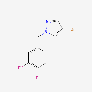 4-Bromo-1-[(3,4-difluorophenyl)methyl]pyrazole