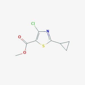 Methyl 4-chloro-2-cyclopropyl-1,3-thiazole-5-carboxylate