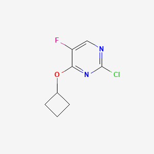 2-Chloro-4-cyclobutoxy-5-fluoropyrimidine