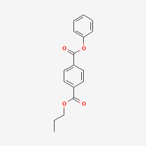 molecular formula C17H16O4 B14491873 Terephthalic acid, phenyl propyl ester CAS No. 63663-16-1