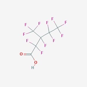 molecular formula C6HF11O2 B14491879 2,2,3,4,4,5,5,5-Octafluoro-3-(trifluoromethyl)pentanoic acid CAS No. 64139-66-8