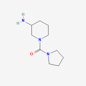 1-(Pyrrolidine-1-carbonyl)piperidin-3-amine