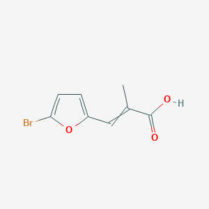 3-(5-Bromofuran-2-yl)-2-methylprop-2-enoic acid