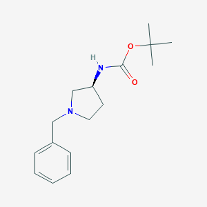 molecular formula C16H24N2O2 B144919 (S)-tert-Butyl (1-benzylpyrrolidin-3-yl)carbamate CAS No. 131852-53-4