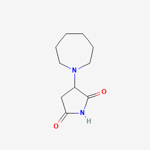 molecular formula C10H16N2O2 B1449211 3-Azepan-1-ylpyrrolidine-2,5-dione CAS No. 1706431-02-8
