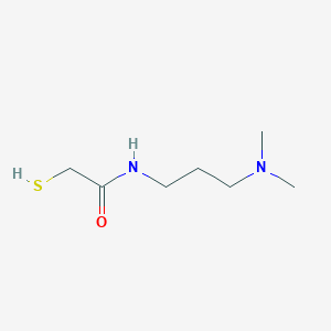 molecular formula C7H16N2OS B14492114 N-[3-(Dimethylamino)propyl]-2-sulfanylacetamide CAS No. 63517-85-1