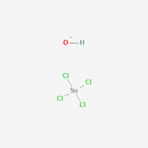 molecular formula Cl4HOSn- B14492138 Tetrachlorostannane;hydroxide CAS No. 64083-61-0
